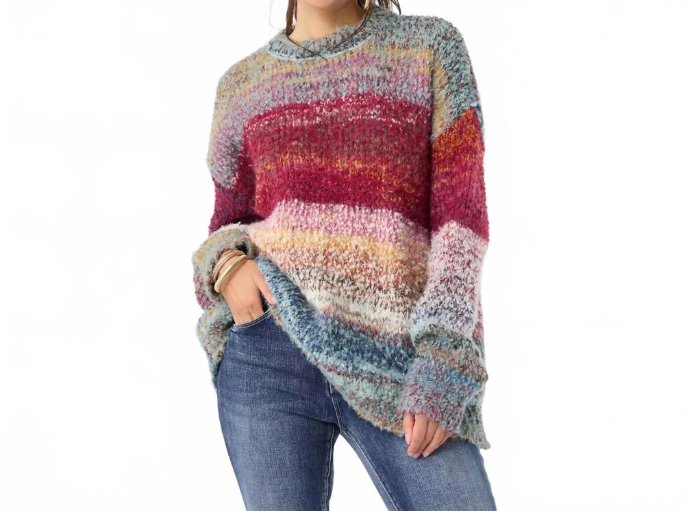 NEW COCO + CARMEN madge ombre sweater in multi